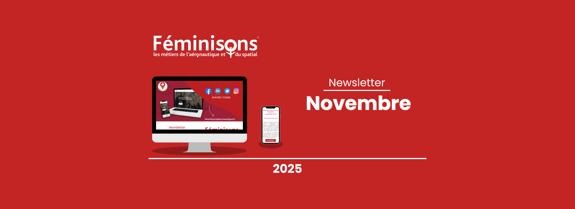 Newsletter Féminisons l’aéronautique – Novembre : Spéciale Semaine de l’Industrie 2025