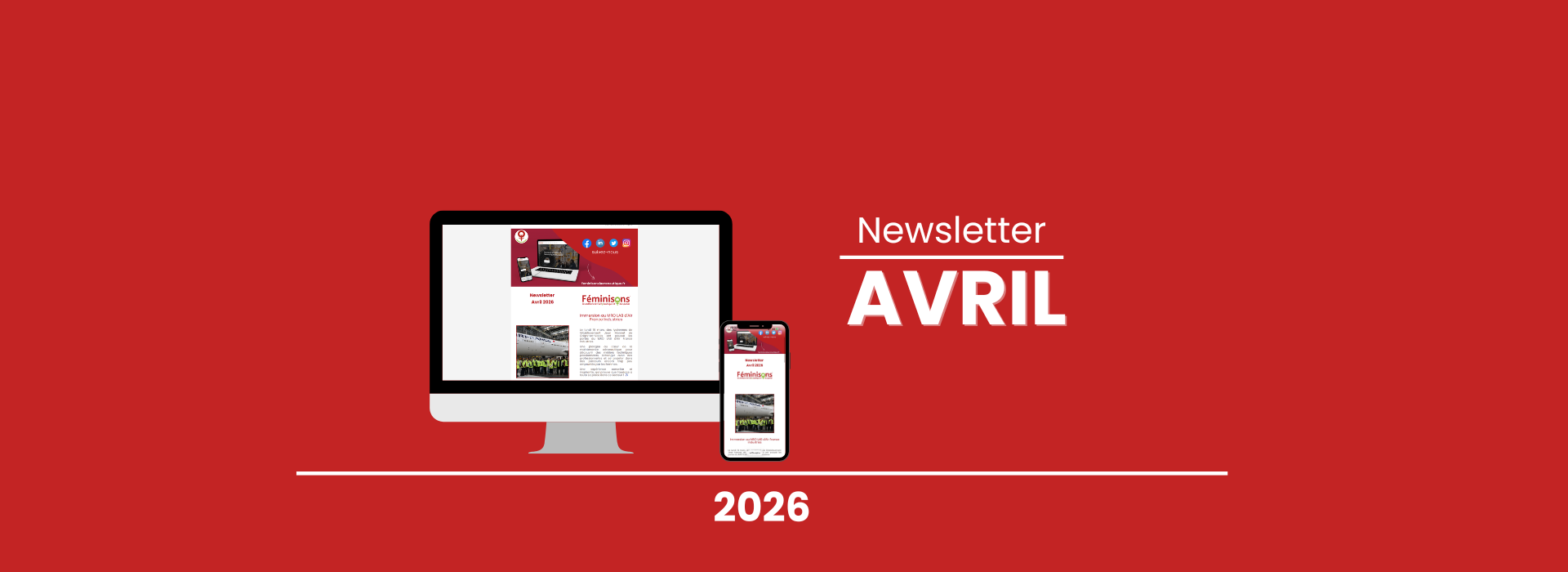 📩 La newsletter d&rsquo;Avril est maintenant disponible !