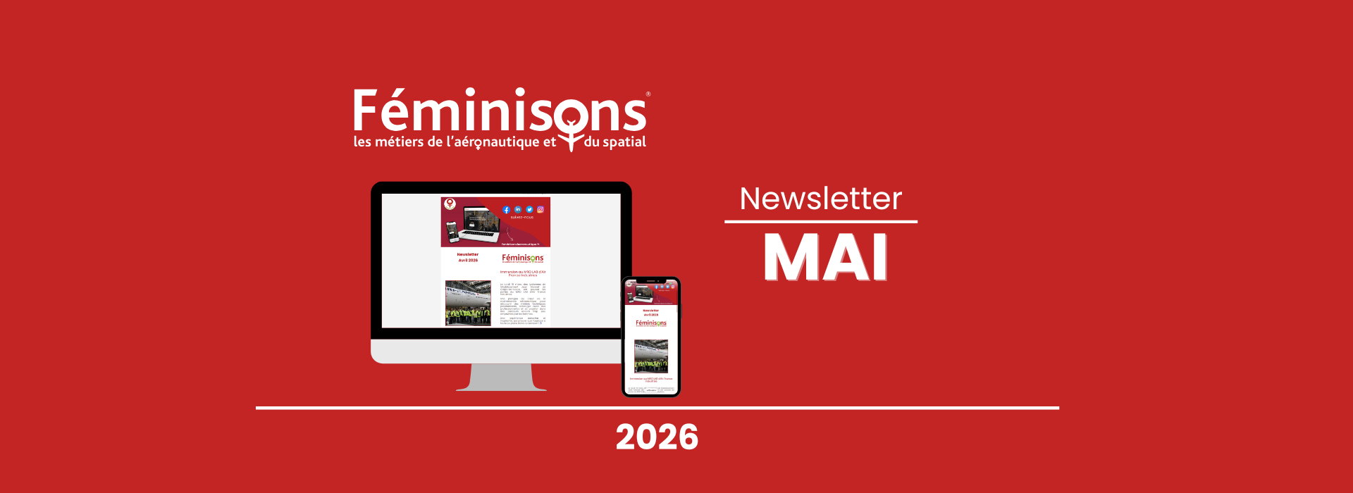 La newsletter de Mai est maintenant disponible !