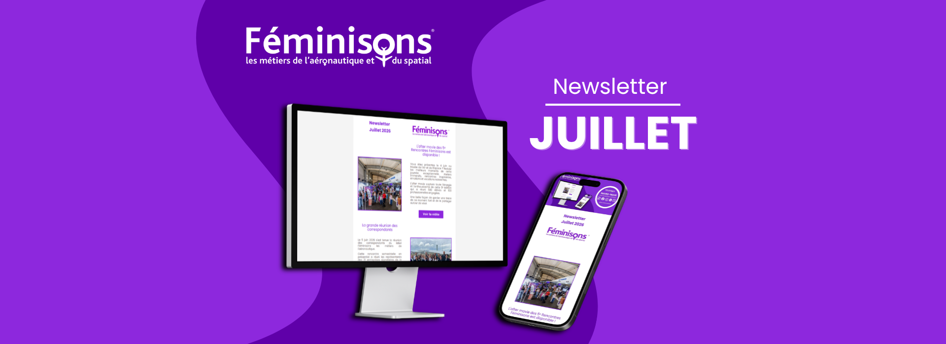 La newsletter de Juillet est maintenant disponible !