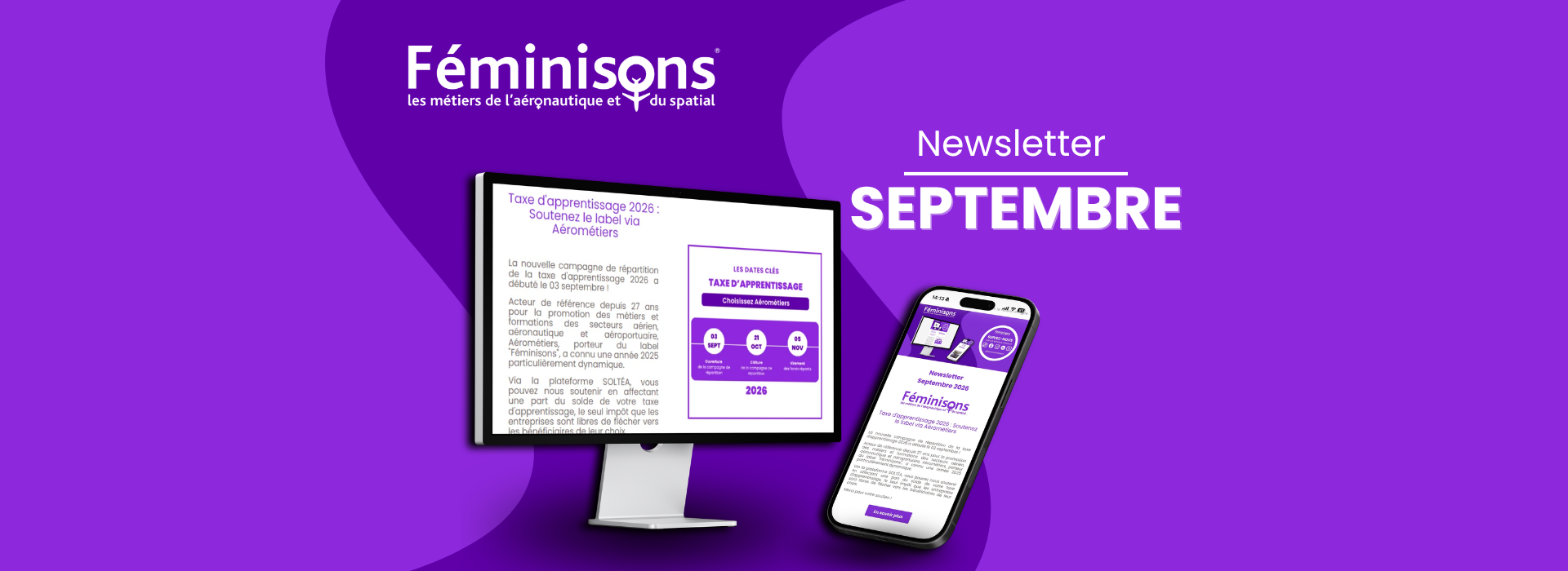 La newsletter de Septembre est maintenant disponible !